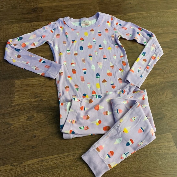 Hanna Andersson BBY Stripe SS Rashguard Suit Navy Multi 90